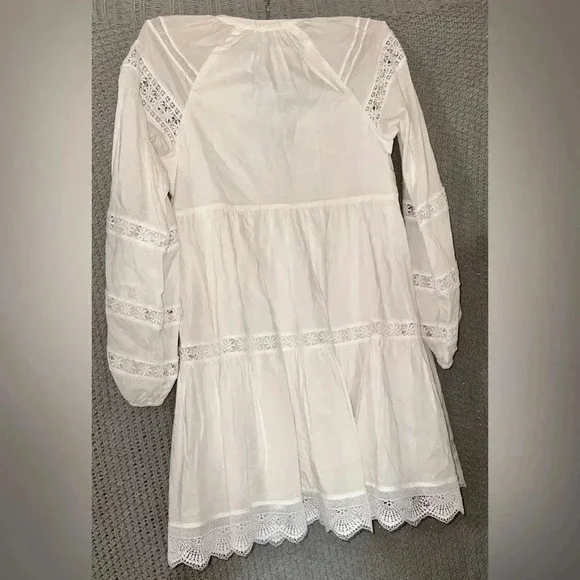 Antonio Melani INA V Neck white dress Size 2 - Picture 7 of 11